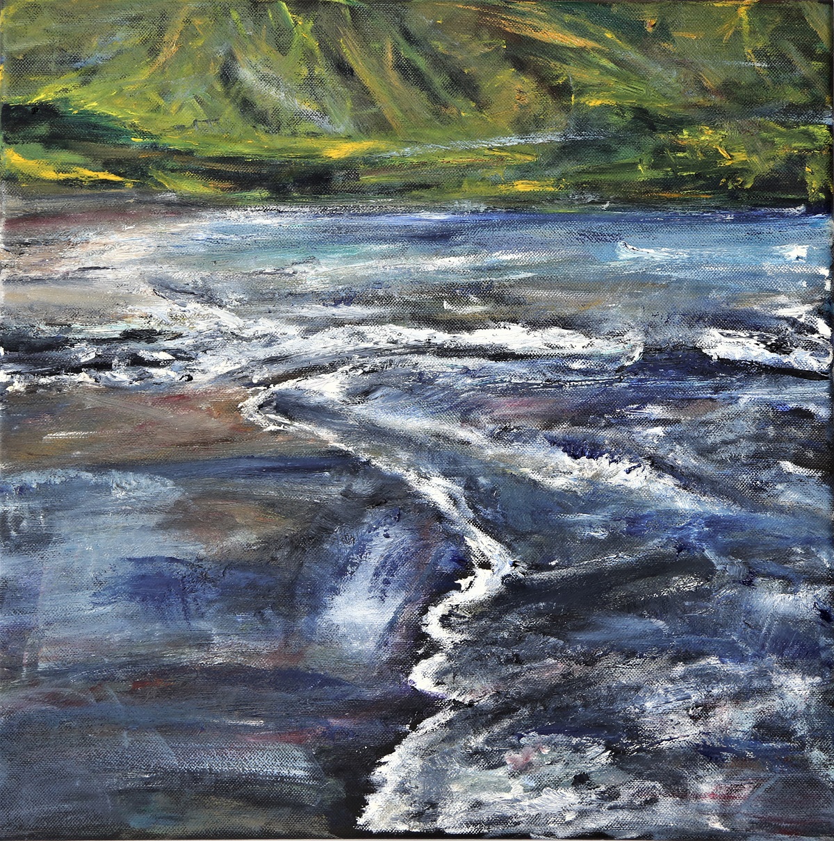40x40 Öl auf Leinwand