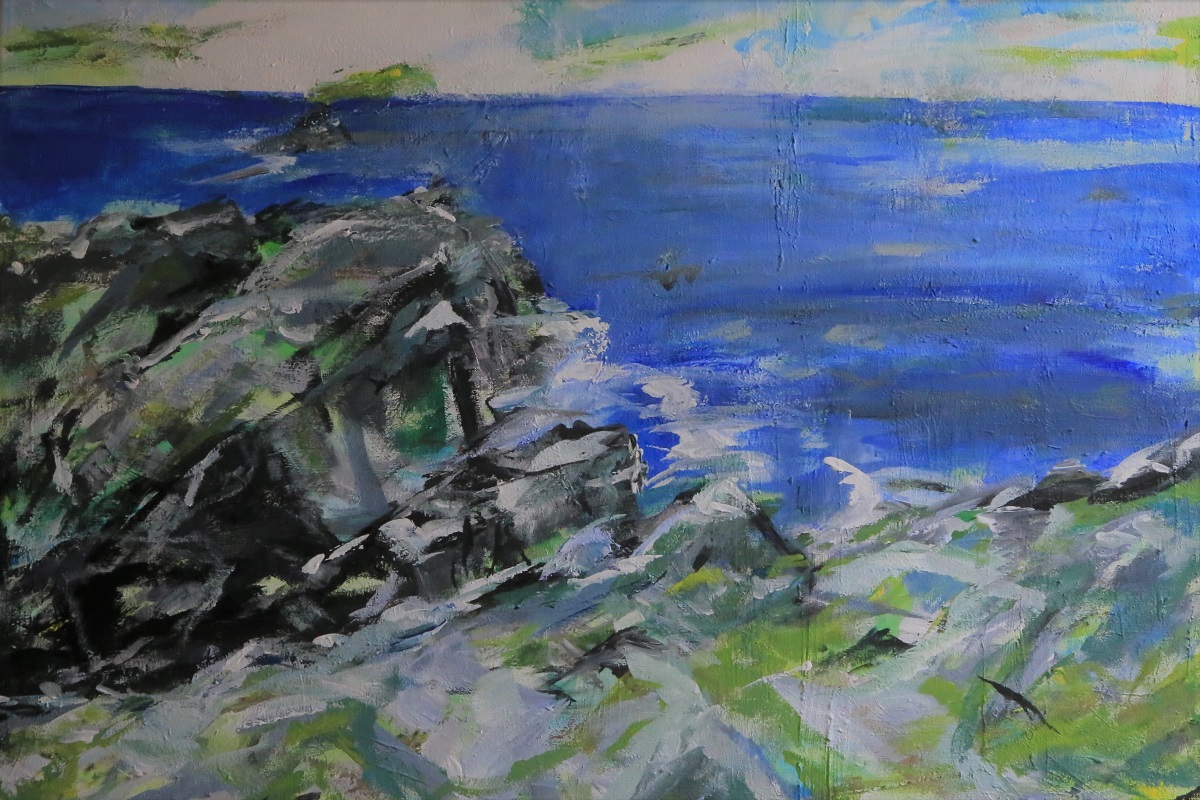 80x100 Acryl auf Leinwand