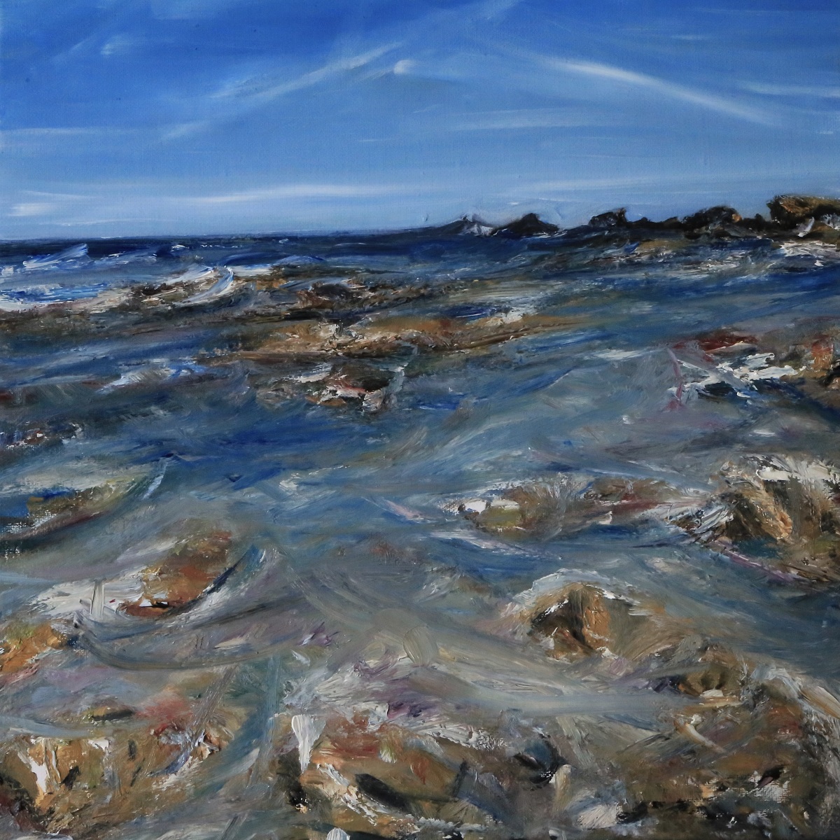 40x40 Acryl auf Leinwand