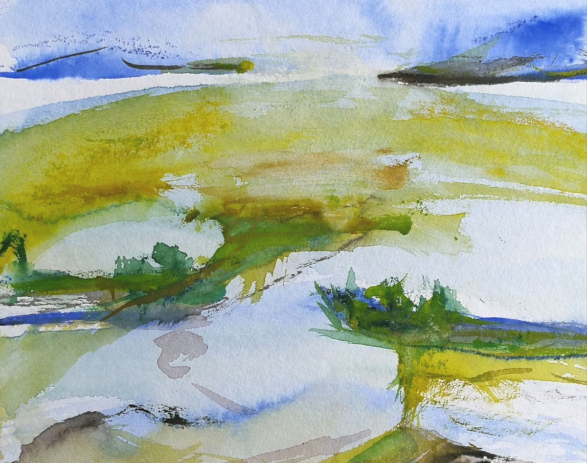 Aquarell auf Papier
